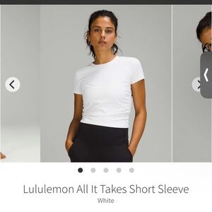 lululemon All It Takes Short Sleeve